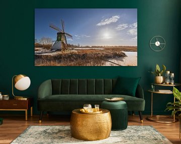 Spinnenkopmolen in de Nationaal Park Weerribben van AdJ Fotografie