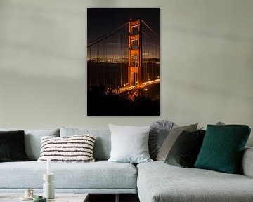 Le majestueux pont Golden Gate sur Wim Slootweg