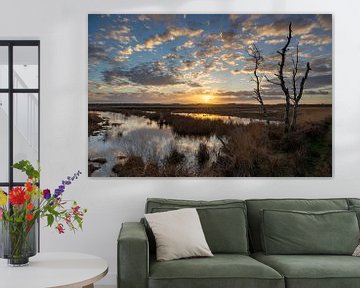 Zonsondergang bij Doldersummerveld van AdJ Fotografie