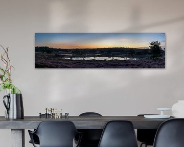 Panoramic sunrise over the Quin near Afferden by AdJ Fotografie
