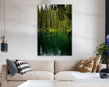 Karersee bergmeer van Karijn | Fine art Natuur en Reis Fotografie