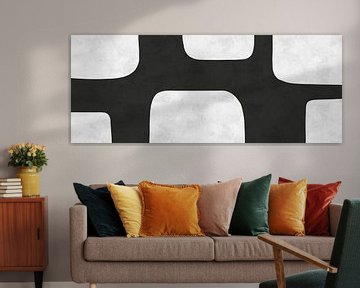 Zwart-wit abstract 4 van Vitor Costa