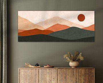 Aquarellierte Landschaft 6