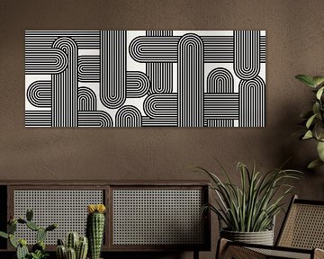 Gray and black geometry 1