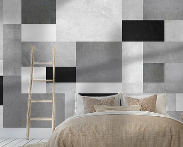 Gray and black geometry 2 by Vitor Costa