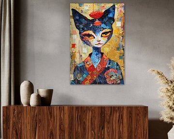 Zen Puss by Jacky
