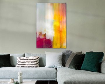 Modern abstract bloemen van Sander Van Laar