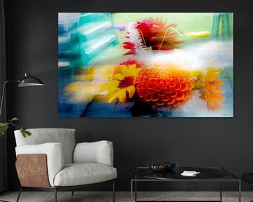 Modern abstract flowers by Fine Art Flower - Artist Sander van Laar
