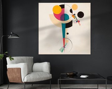 Abstract geometry in colours by Poster Art Shop