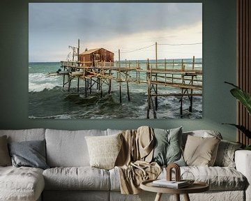 De trabocchi’s van Abruzzo in Italië van Truus Nijland