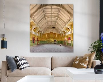 De verlaten gymzaal van Frans Nijland