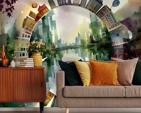 Example of the artwork in a room