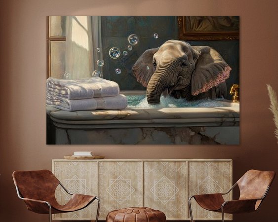 Example of the artwork in a room