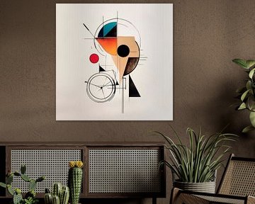 Abstract geometric composition by Poster Art Shop