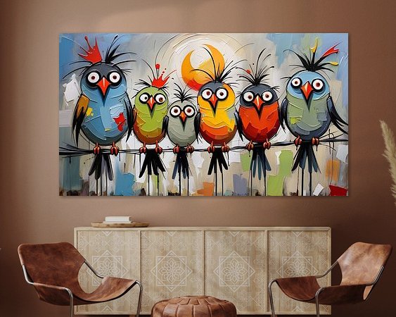 Example of the artwork in a room