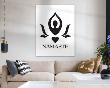 NAMASTE with heart by ArtDesign by KBK