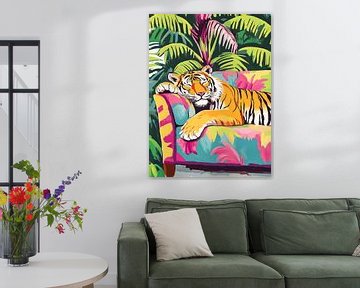 Tired boho tiger by Frank Daske | Foto & Design