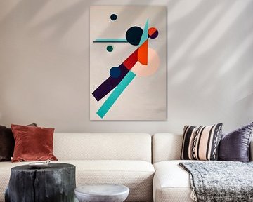 Abstract geometric composition by Poster Art Shop