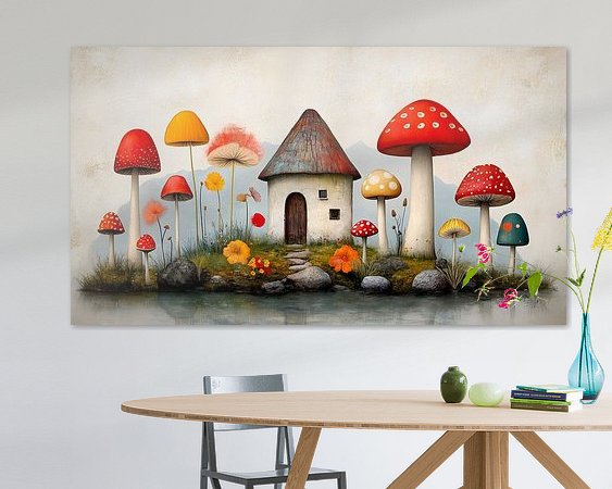 Example of the artwork in a room