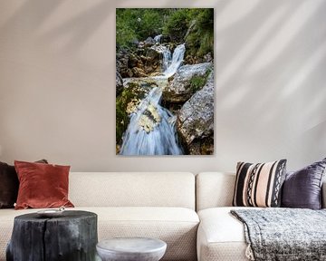 waterval in de Dolomieten van Sebastian Stef