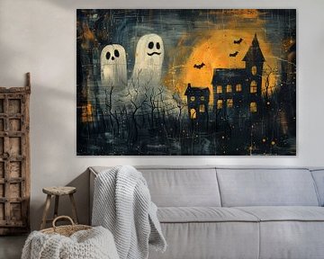 Spookachtige Nacht - Geesten bij het Verlaten Huis