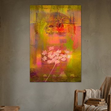 Die Toskana. Blumen in Italien.