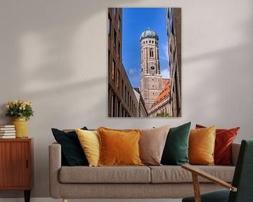 Beieren : Frauenkirche München van Photoart-Naegele