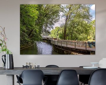 Beieren : Langs de Isar in München van Photoart-Naegele