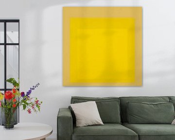 Josef Albers - Hommage an das Quadrat, gelb, hohe Auflösung