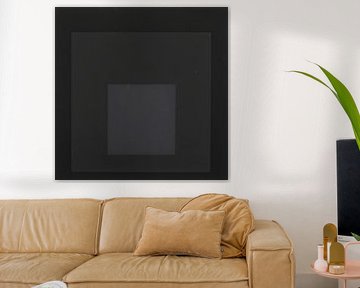 Josef Albers - Hommage an das Quadrat, schwarz, grau, High Resolution
