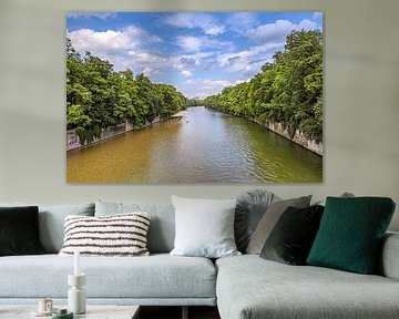 Bavière : L'Isar à travers Munich sur Photoart-Naegele