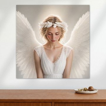 Starlit Angel in the Blackness