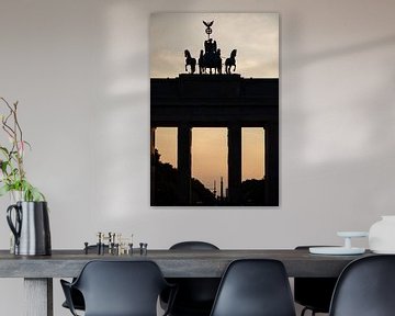 Berlijn - Brandenburger Tor en Overwinningszuil van t.ART