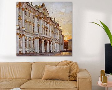 Winter Palace, St. Petersburg, Russia by Johannas Art Creations