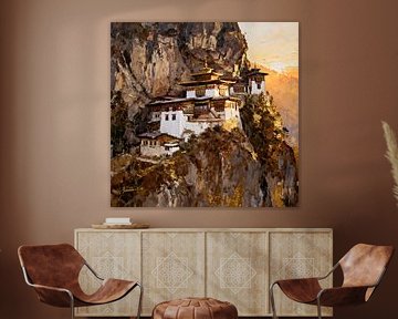 Tiger’s Nest, Bhutan by Johannas Art Creations