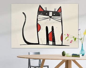 Whiskers and Red Patches van Modern Collection