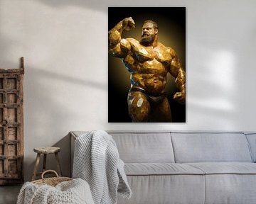 Kristallen bodybuilder van BEARpictureart