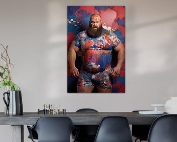 Verfspatten van BEARpictureart