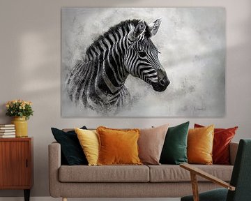 Elegant Zebra by PixelPrestige