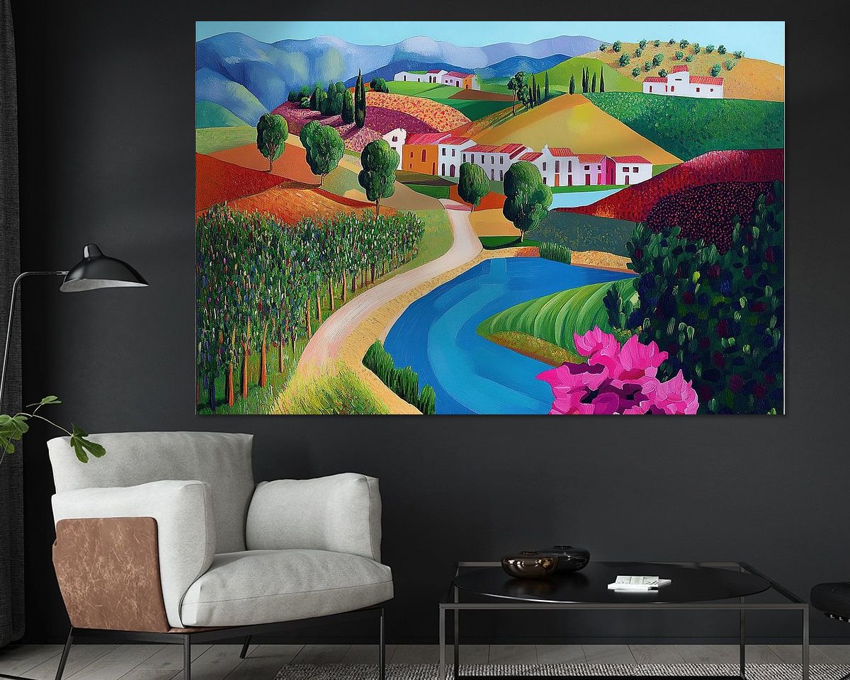 Example of the artwork in a room