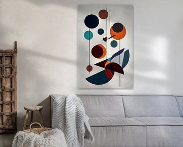 Abstract geometric composition by Poster Art Shop