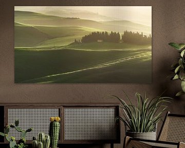 Morgenlandschaft in Volterra, Toskana von Stefano Orazzini