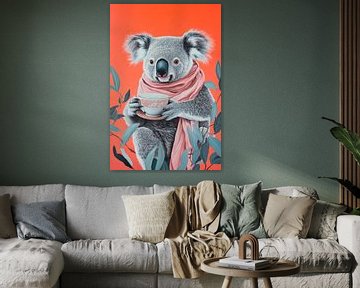Knuffelkoala met mok van Poster Art Shop