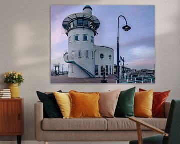 Lighthouse during the blue hour by Kathleen Ooms