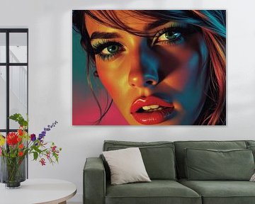 Verleidelijk en sexy portret van een vrouw
