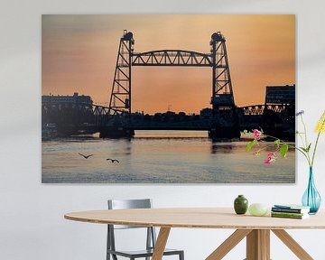 Le pont de Kings Harbour au lever du soleil