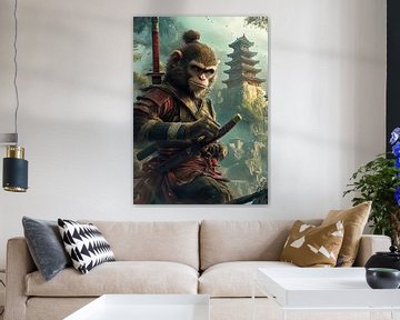 Kung Fu aap van FotoKonzepte
