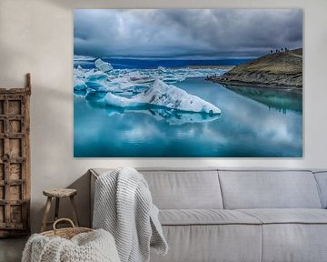 IJsbergen in Jökulsárlón