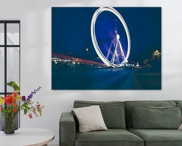 Rimini Ferris wheel in art by Mustafa Kurnaz