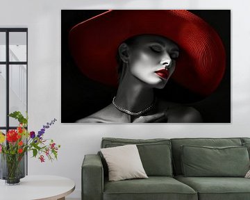fantasie model vrouw glossy van Egon Zitter